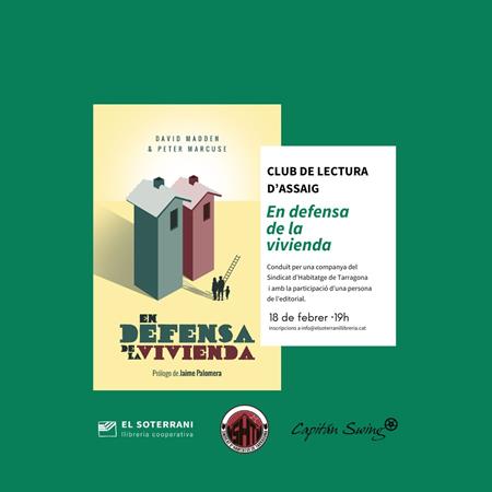 Club de lectura d'assaig En defensa de la vivienda | 