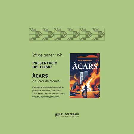 Presentació del llibre Àcars | 