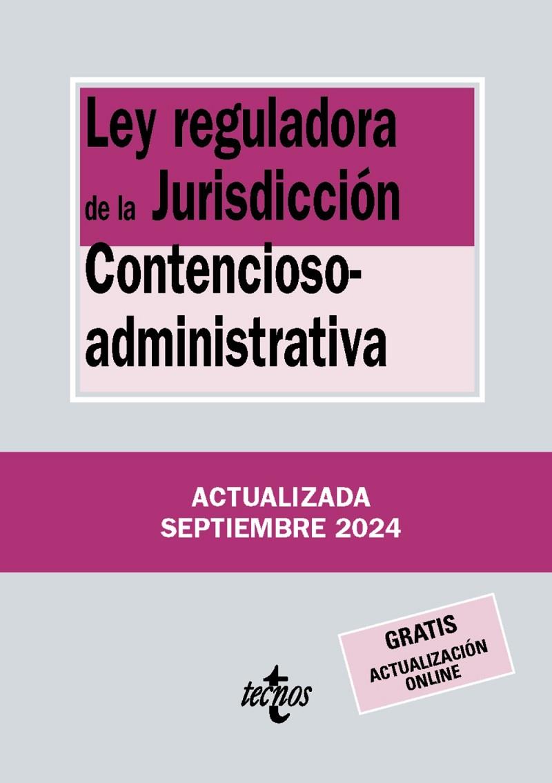 Ley reguladora de la Jurisdicción Contencioso-administrativa | 9788430990894 | Editorial Tecnos