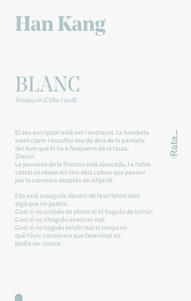 Blanc | 9788416738502 | Kang, Han