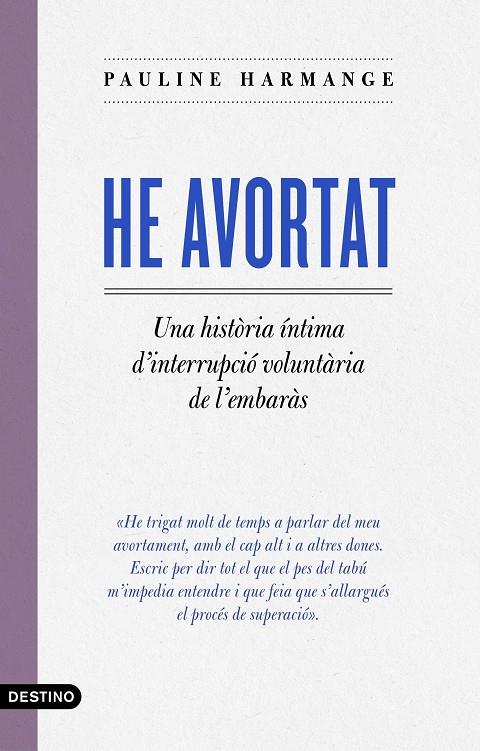 He avortat | 9788497103442 | Harmange, Pauline