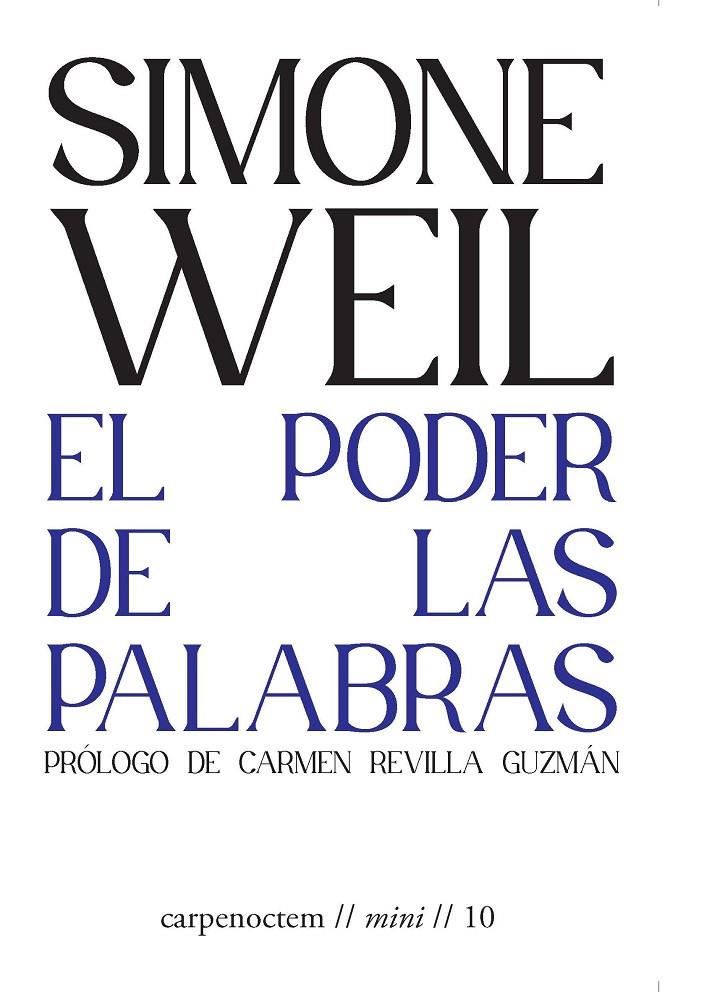 Poder de las palabras, el | 9788412615449 | Weil, Simone