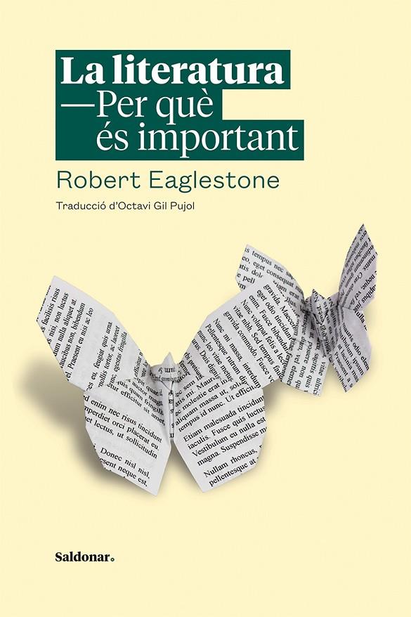 Literatura, la. Per què és important | 9788417611446 | Eaglestone, Robert