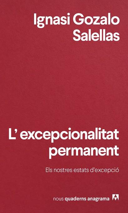 Excepcionalitat permanent, l' | 9788433901972 | Gozalo Salellas, Ignasi