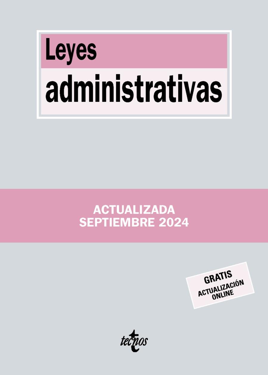 Leyes administrativas | 9788430991075 | Editorial Tecnos