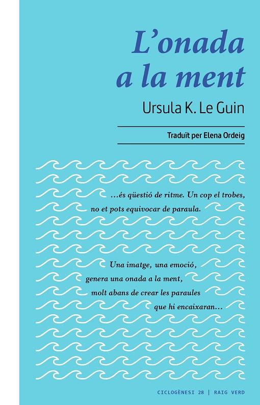 Onada a la ment, l' | 9788419206862 | Le Guin, Ursula K.