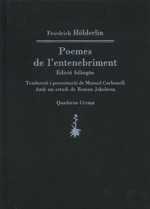 Poemes de l'entenebriment | 9788477271604 | Hölderlin, Friedrich