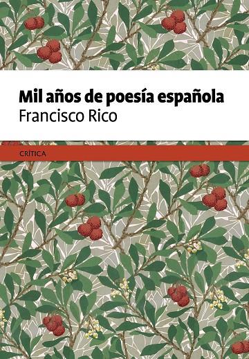 Mil años de poesía española | 9788498929645 | Rico, Francisco