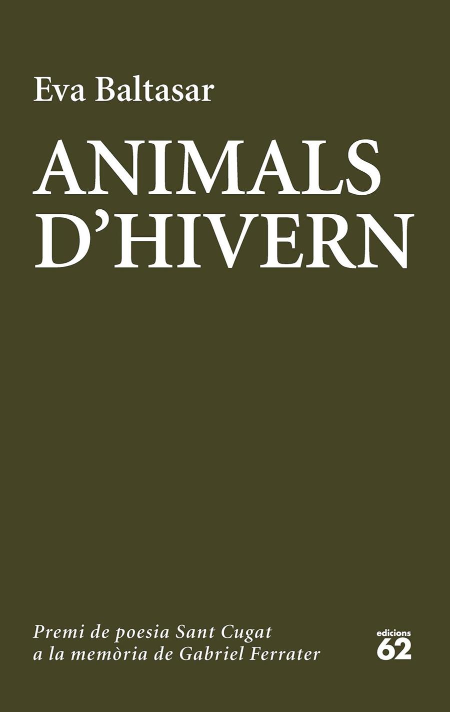 Animals d'hivern | 9788429775006 | Baltasar Sarda, Eva