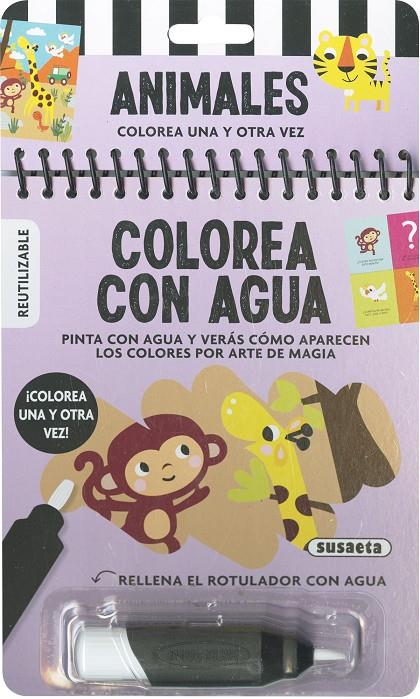 Animales (Colorea con agua) | 9788467786354 | Susaeta, Equipo