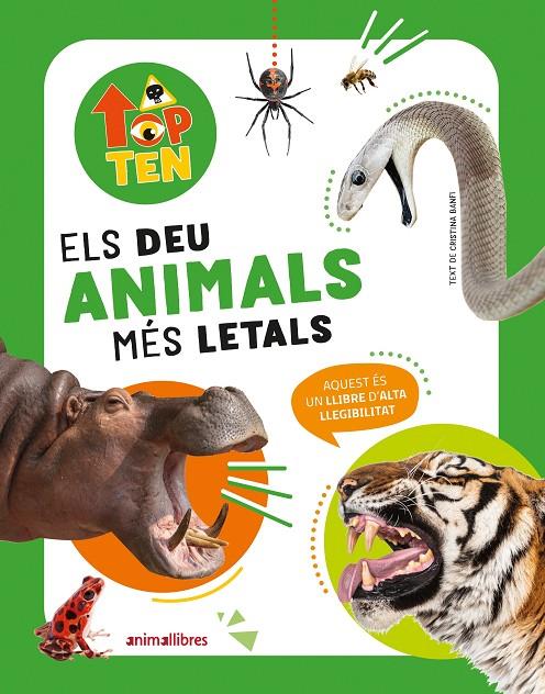 Deu animals més letals, els (Top Ten) | 9788419659521 | BANFI, CRISTINA/SANCHIS, PAU (IL.)