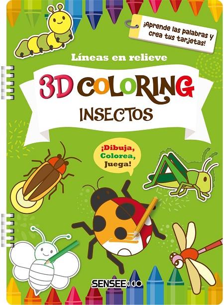 Insectos (3D Coloring Líneas en relieve) | 8809878260170 | AA.VV.