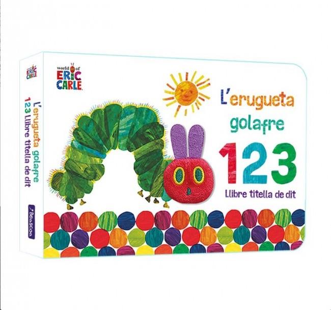 Erugueta golafre 1 2 3, l'. Llibre titella de dit (Col·lecció Eric Carle) | 9788448863012 | Carle, Eric