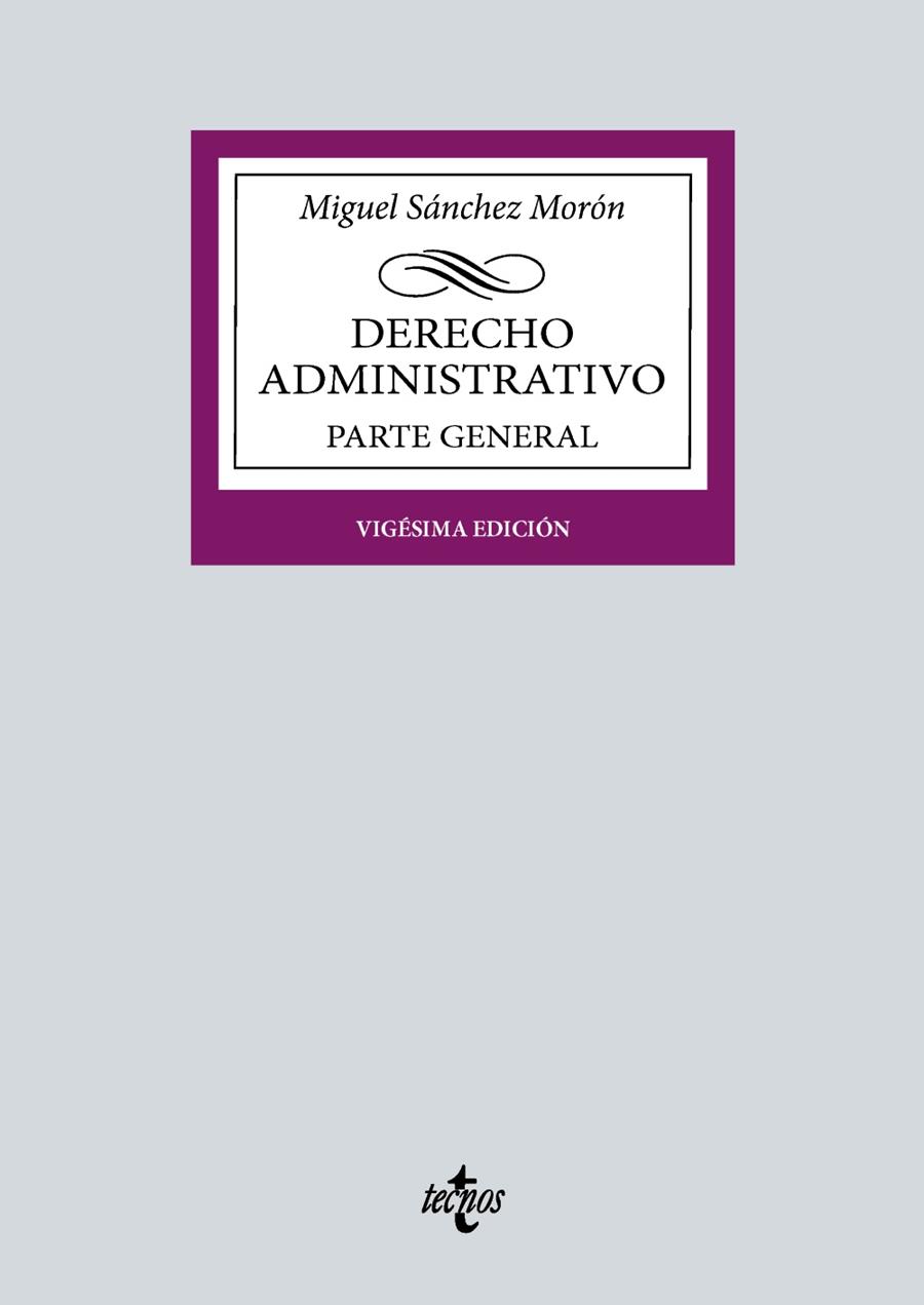 Derecho Administrativo | 9788430990566 | Sánchez Morón, Miguel